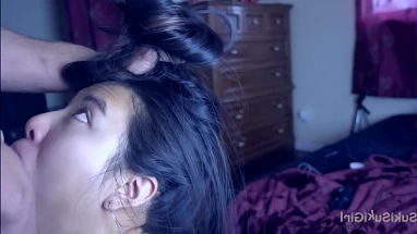 Petite teen amateur fucked in threesome