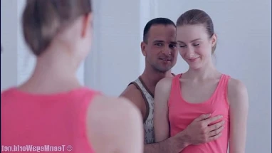 Sex teacher Eva Karera in college object lesson