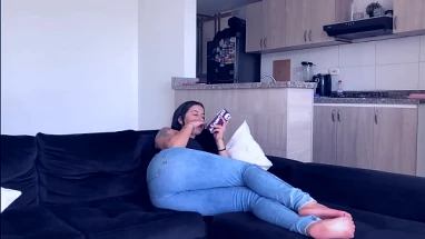 Masturbating with my stepsister