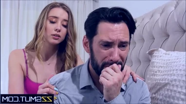 Step daddy bangs stepdaughter