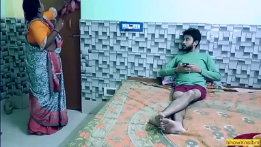 Indian teen boy fucking with hot beautiful maid Bhabhi