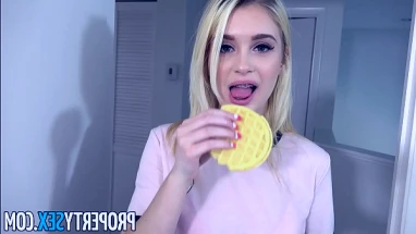 Hot petite blonde teen fucks her roommate