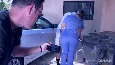 PAWG AJ Applegate has sex on the job